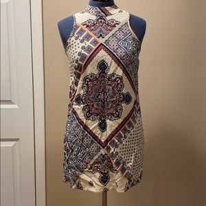 Living Doll High Neck Mini Dress